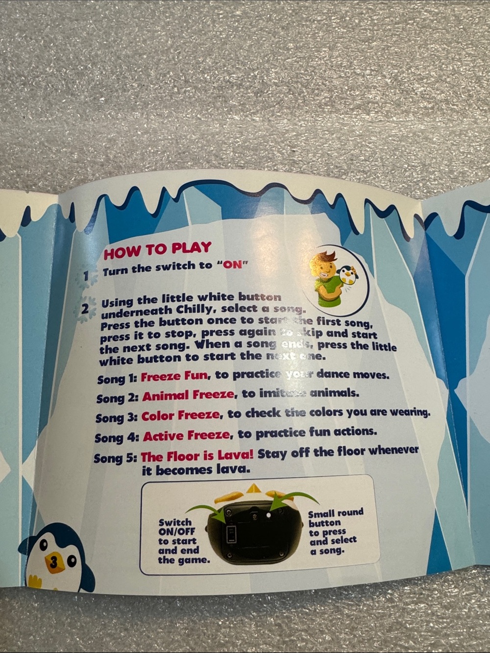 Interactive Penguin Toy - Black, White & Yellow - Picture 4 of 9